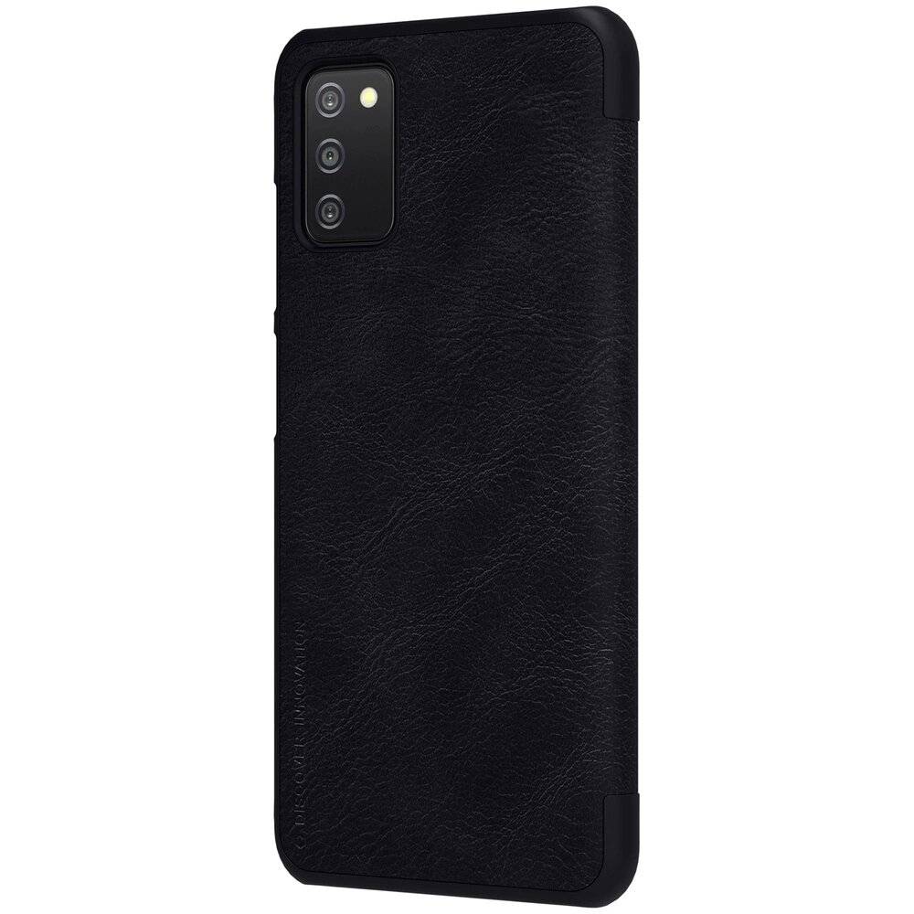 Nillkin Qin Lederholsterhülle Samsung Galaxy A03s schwarz