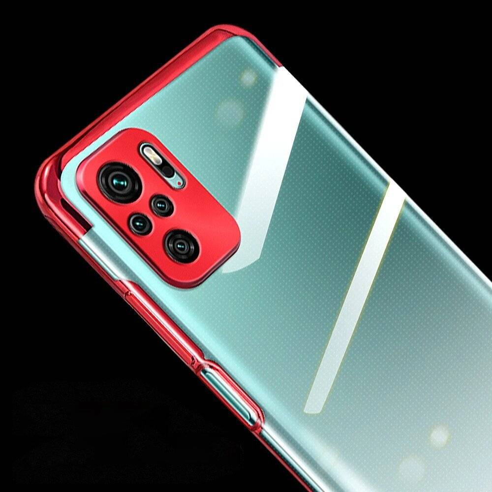 Clear Color Silikon Gel Electroplating frame Handyhülle Schutzhülle Xiaomi Redmi Note 10 5G /
