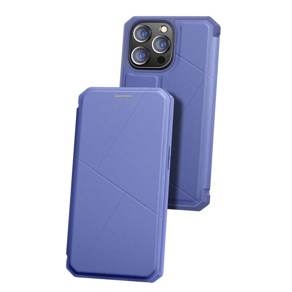 DUX DUCIS Skin X Holster Flip Cover iPhone 13 Pro blau