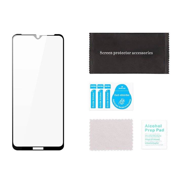 Dux Ducis 10D Tempered Glass Vollbild 9H Rahmen Nokia 1.4 transparent hüllenfreundlich