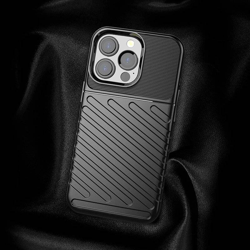 Thunder Case Flexibel Robuste Panzer Handyhülle TPU Schutzhülle iPhone 13 Pro schwarz