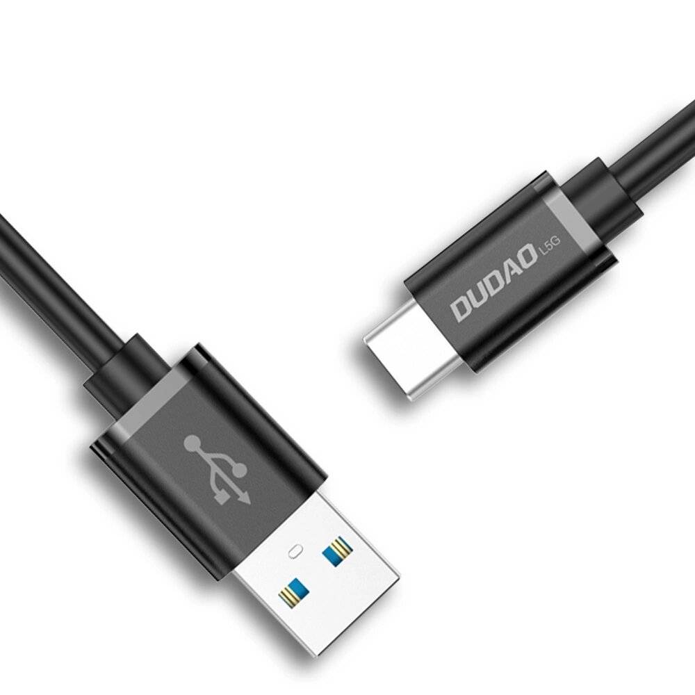 Dudao Kabel USB-Kabel - USB Type C Super Fast Charge 1 m schwarz L5G-Schwarz