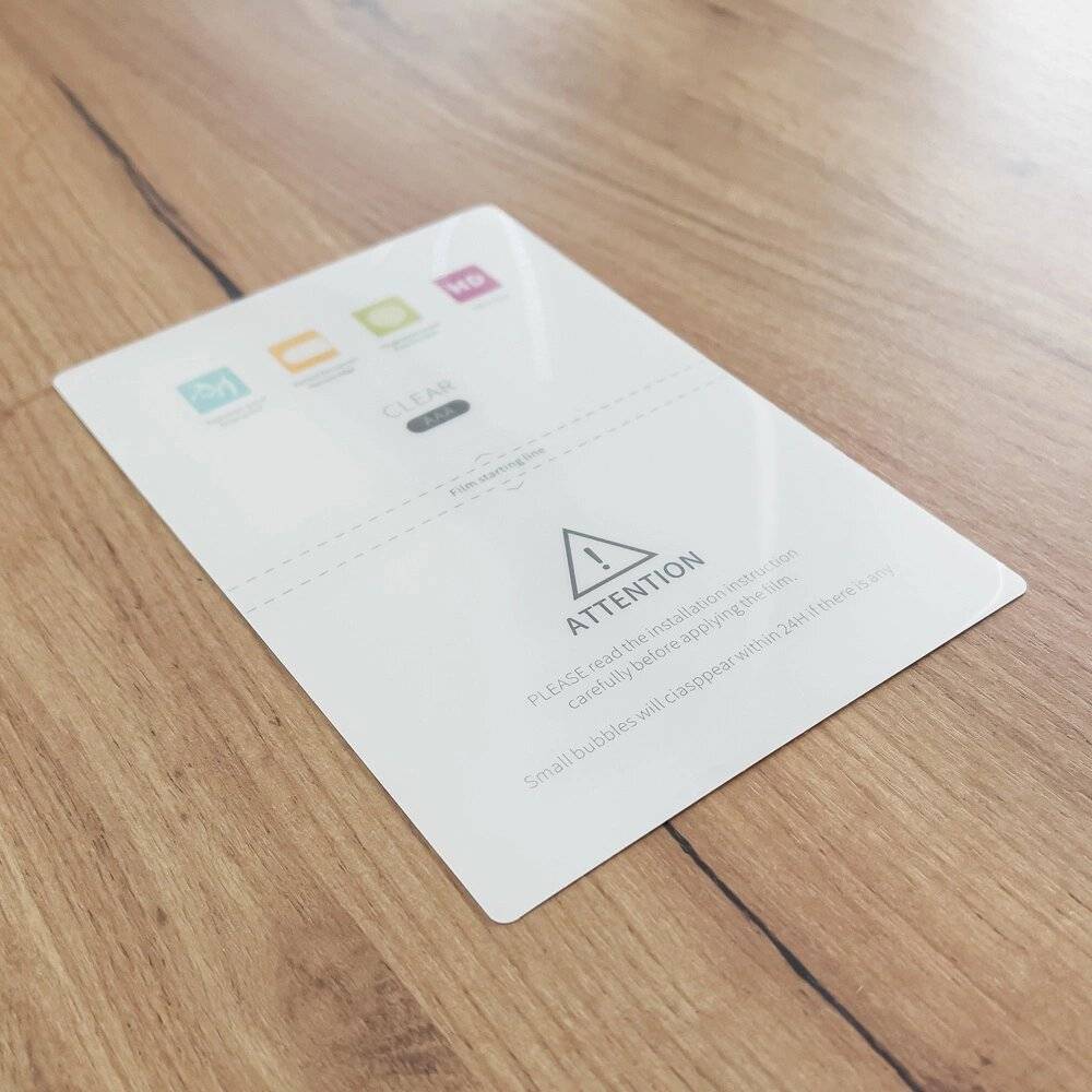 50 Stück Ultra-Clear Autoreparatur Hydrogel Displayschutzfolie 18cm x 12cm