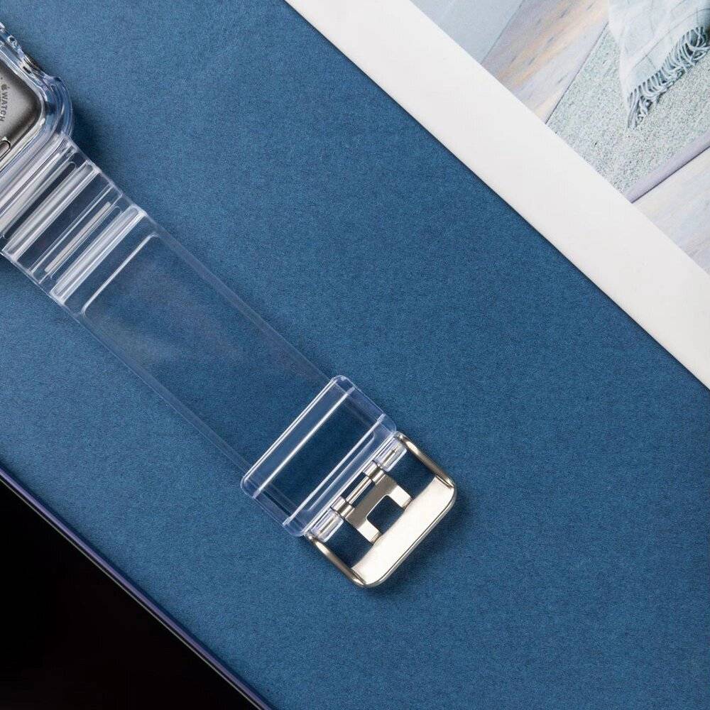 Silikonband Armband Gehäuseband Lichtset Apple Watch 40mm - Gelb
