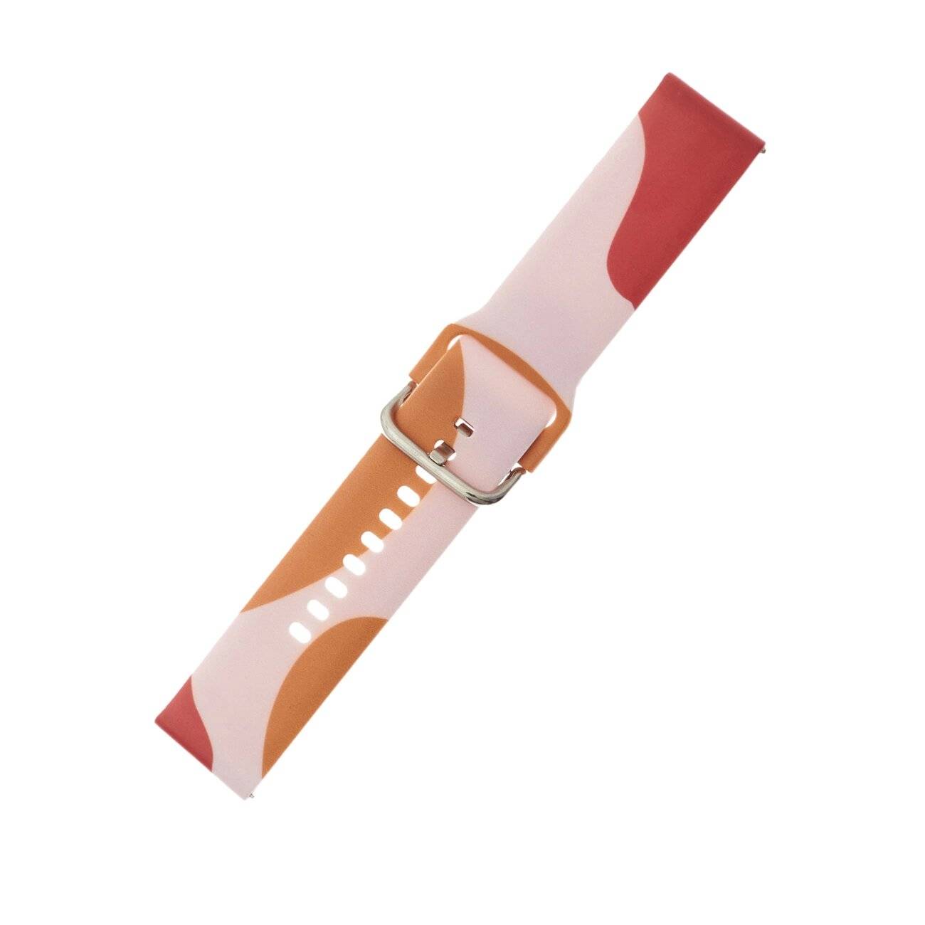 Strap Moro Samsung Galaxy Watch 45 / 46 47 mm Silikonarmband Uhrenarmband - Muster 12