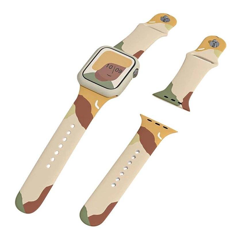 Silikonarmband Moro Watch Armband Apple 38 / 40 41 mm - Muster 1