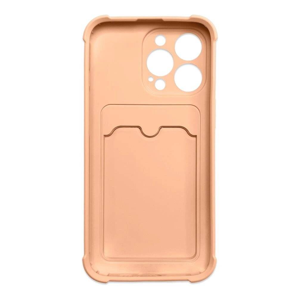 Card Armor Case Pouch Cover Samsung Galaxy A22 4G Wallet Silikon Air Bag Pink