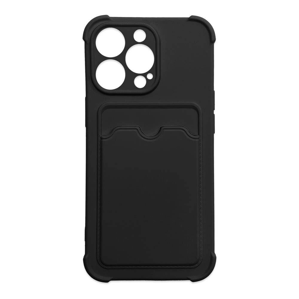 Card Armor Case Pouch Cover Xiaomi Redmi 10X 4G / Note 9 Wallet Silikon Air Bag Schwarz