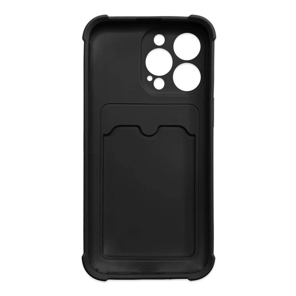 Card Armor Case Pouch Cover Xiaomi Redmi 10X 4G / Note 9 Wallet Silikon Air Bag Schwarz