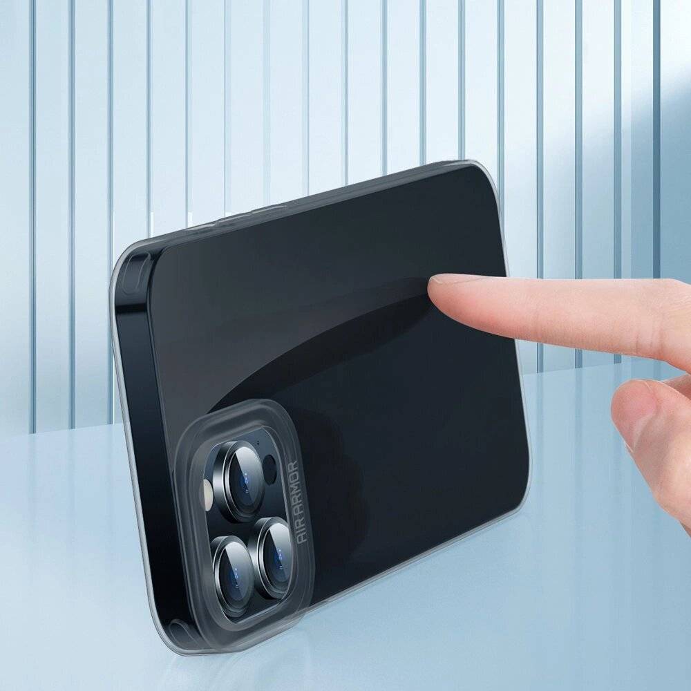 Baseus Simple Series Case transparente Gelhülle iPhone 13 Pro schwarz ARAJ000401