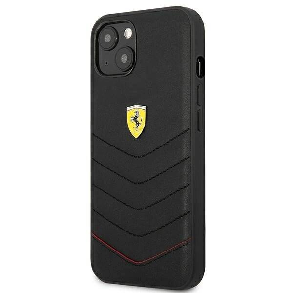 Ferrari FEHCP13SRQUK iPhone 13 mini 5.4″ schwarz/schwarz Hardcase Off Track Quilted