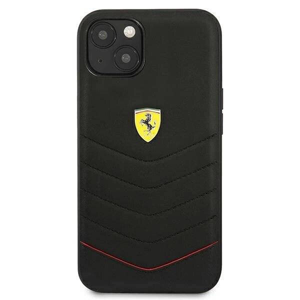 Ferrari FEHCP13SRQUK iPhone 13 mini 5.4″ schwarz/schwarz Hardcase Off Track Quilted