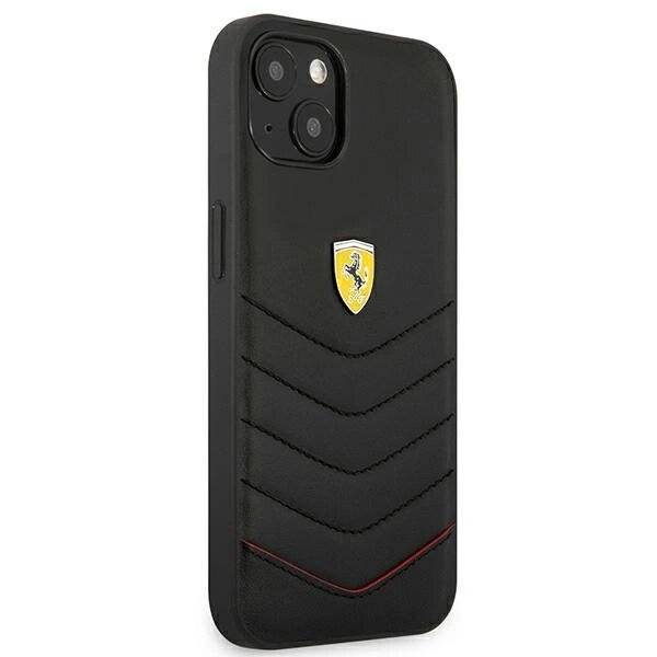 Ferrari FEHCP13SRQUK iPhone 13 mini 5.4″ schwarz/schwarz Hardcase Off Track Quilted