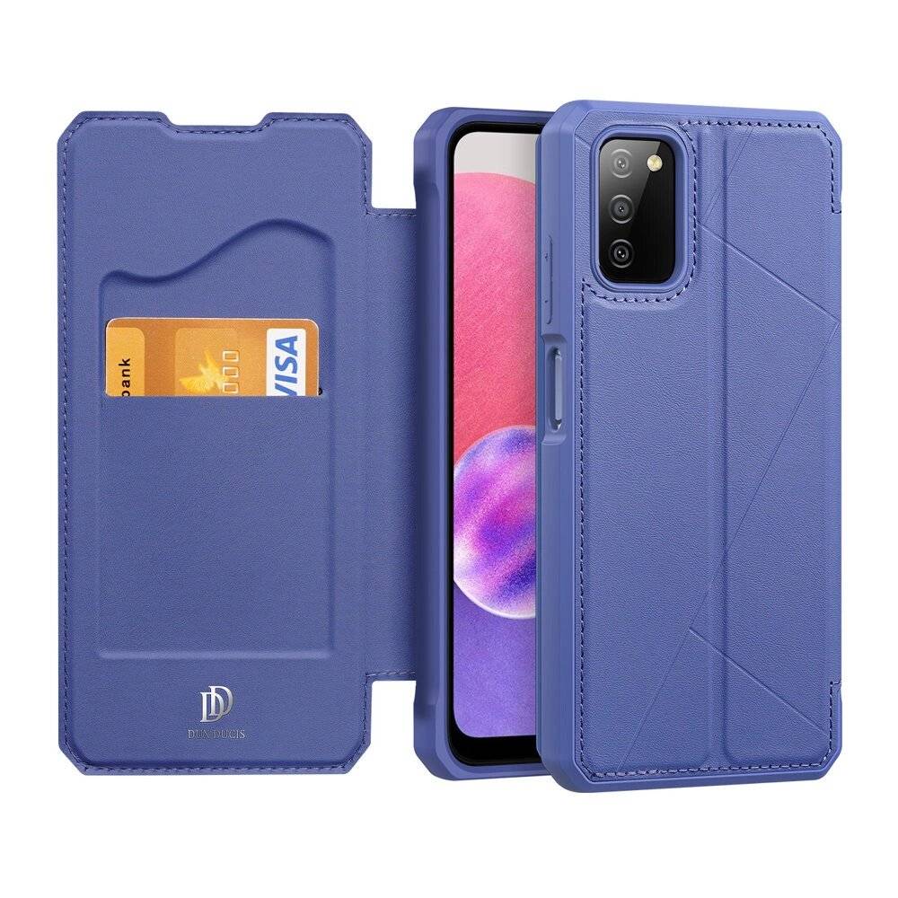 DUX DUCIS Skin X booktype case schutzhülle aufklappbare hülle Samsung Galaxy A03s blau
