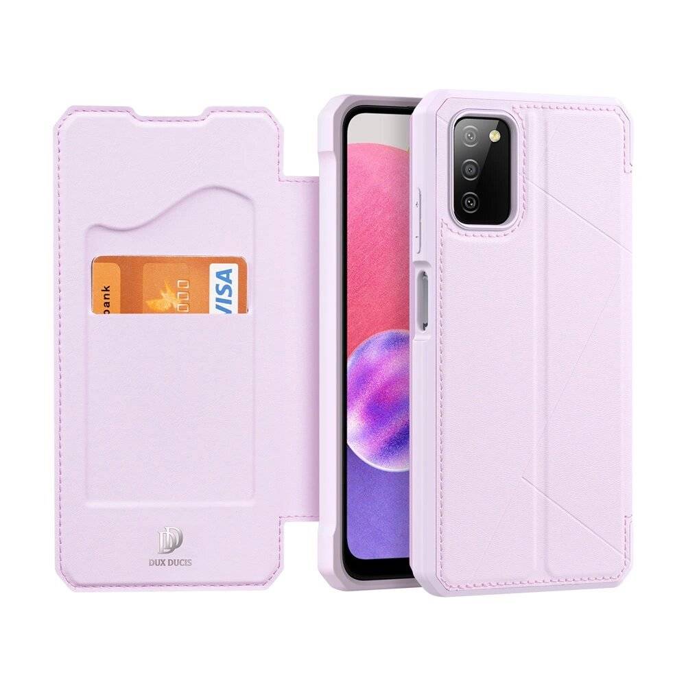 DUX DUCIS Skin X booktype case schutzhülle aufklappbare hülle Samsung Galaxy A03s rosa
