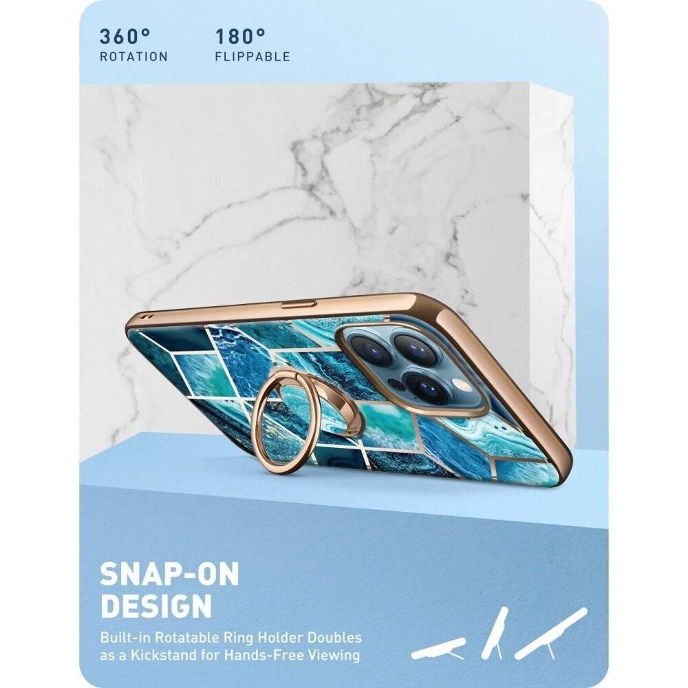 IBLSN Cosmo Snap Supcase Hülle iPhone 13 Pro – blau