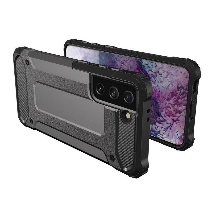 Hybrid Armor robuste TPU/PC Panzer Handyhülle Hard Case Samsung Galaxy S22+ S22 Plus schwarz