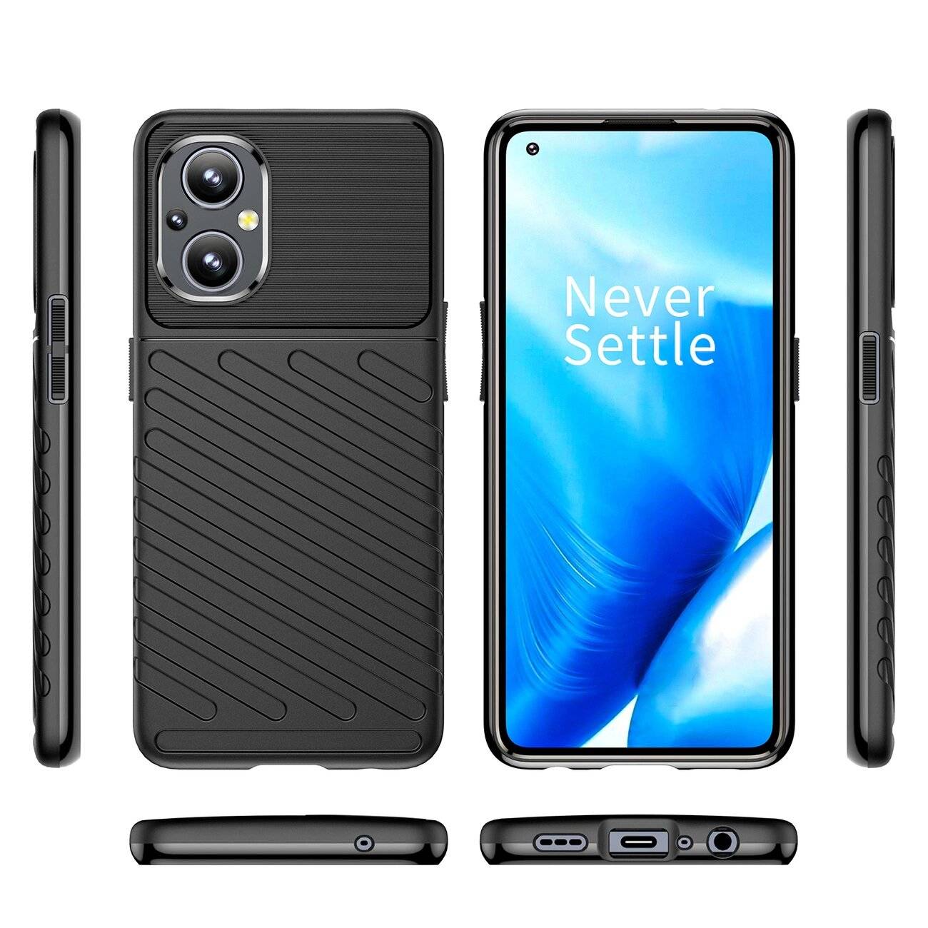 Thunder Case flexible Panzerhülle OnePlus Nord N20 5G schwarz
