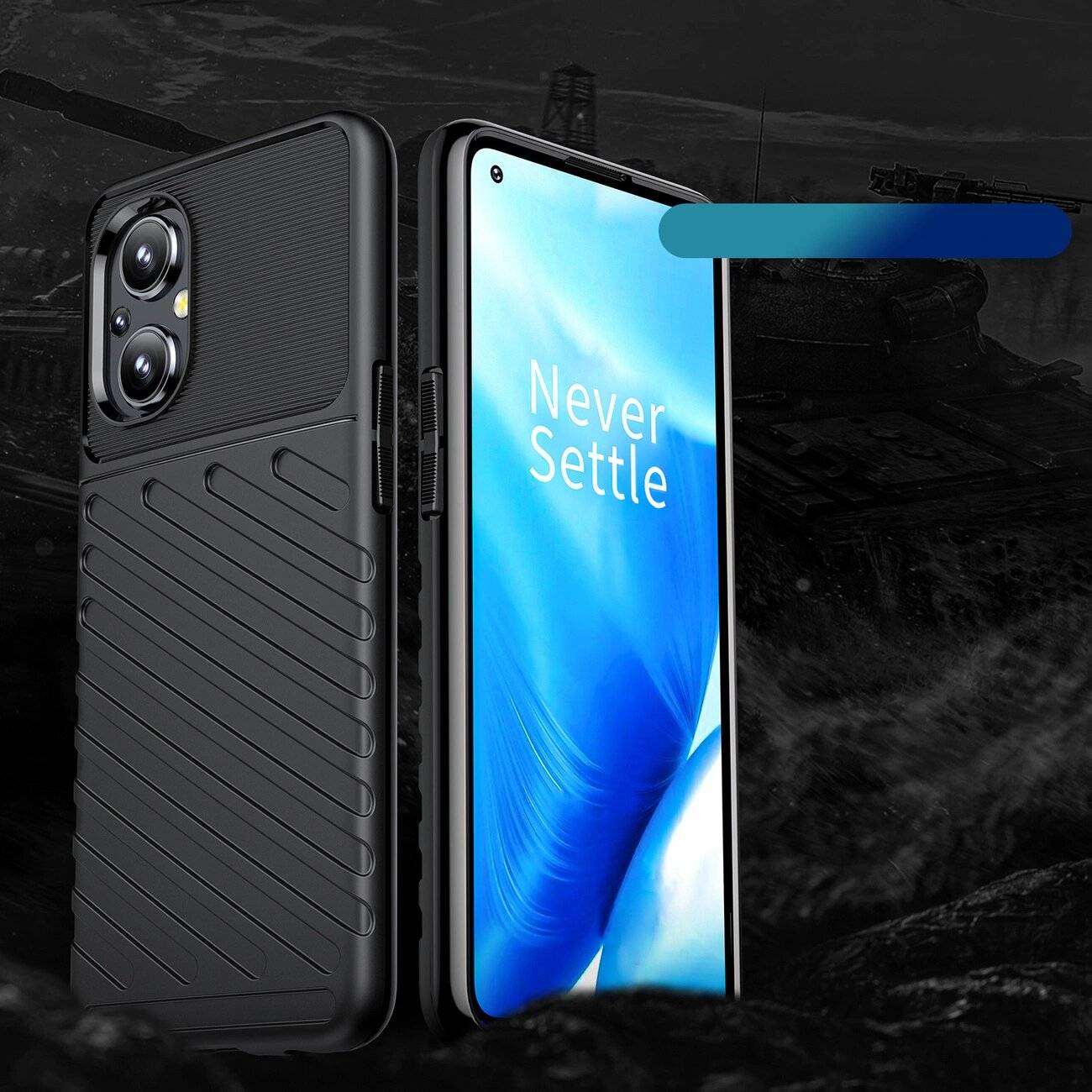 Thunder Case flexible Panzerhülle OnePlus Nord N20 5G schwarz