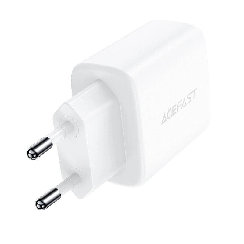 Acefast Wandladegerät USB Typ C / 20W, PPS, PD, QC 3.0, AFC, FCP weiß A25