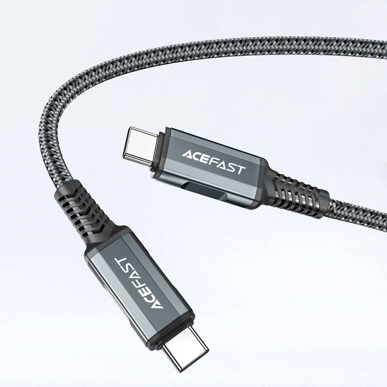 Acefast 2in1 Ladegerät GaN 65W USB Typ C / USB, Adapter HDMI 4K @ 60Hz Set Kabel weiß A17