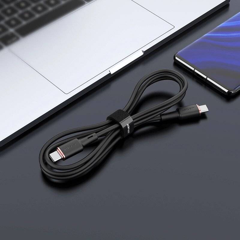 Acefast C2-03-CC USB-C – PD QC-Kabel 60 W 3 A 480 Mbit/s 1,2 m grün