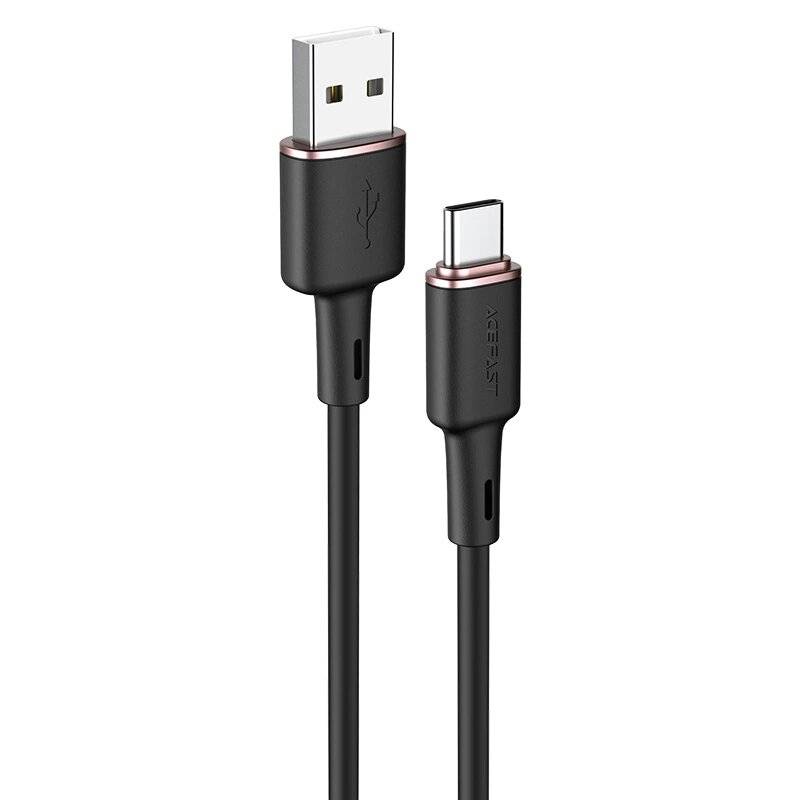 Acefast USB-Kabel - USB Typ C 1,2 m, 3 A schwarz C2-04