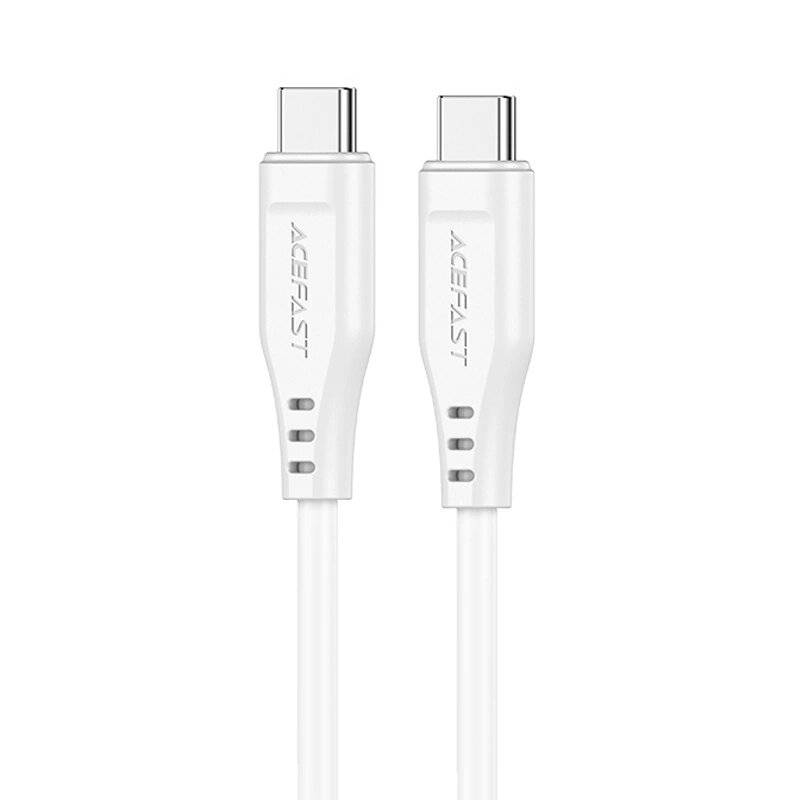 Acefast C3-03 USB-C – PD QC-Kabel 60 W 3 A 480 Mbit/s 1,2 m Weiß