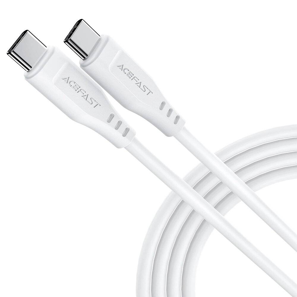 Acefast C3-03 USB-C – PD QC-Kabel 60 W 3 A 480 Mbit/s 1,2 m Weiß