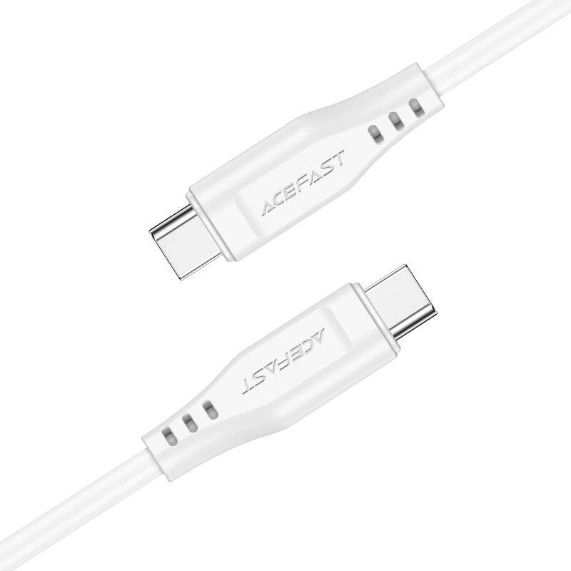 Acefast C3-03 USB-C – PD QC-Kabel 60 W 3 A 480 Mbit/s 1,2 m Weiß