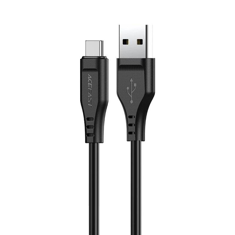 Acefast USB-Kabel - USB Typ C 1,2 m, 3 A schwarz C3-04