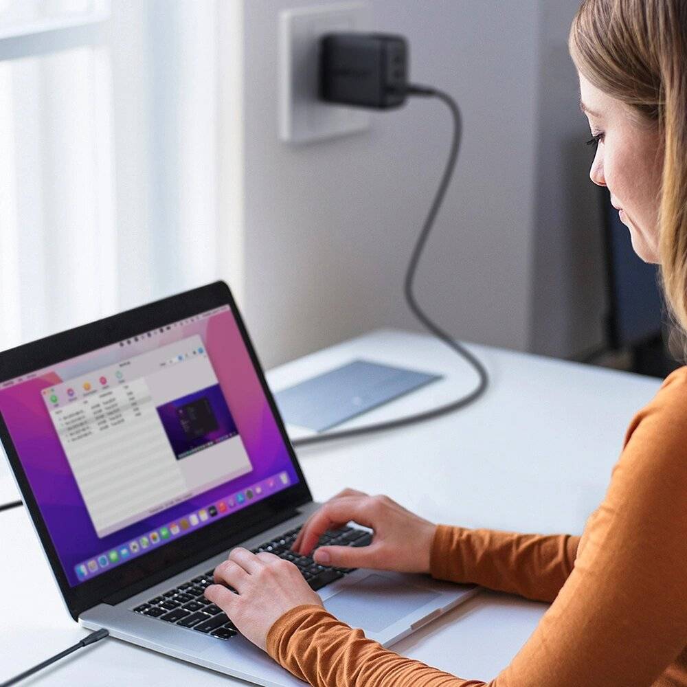 Acefast USB-Kabel - USB Typ C 1,2 m, 3 A schwarz C3-04