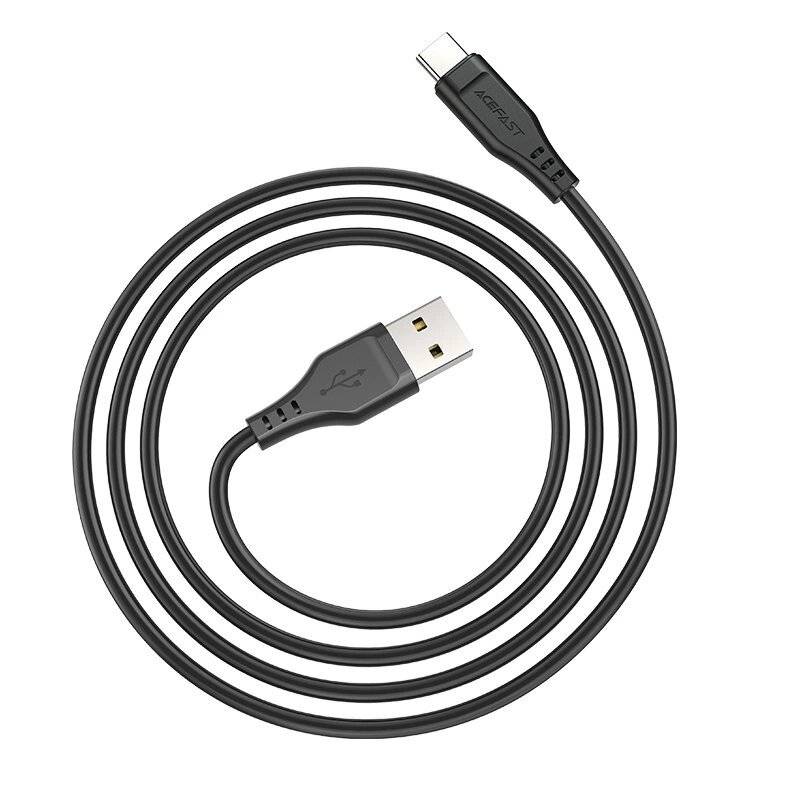 Acefast USB-Kabel - USB Typ C 1,2 m, 3 A schwarz C3-04