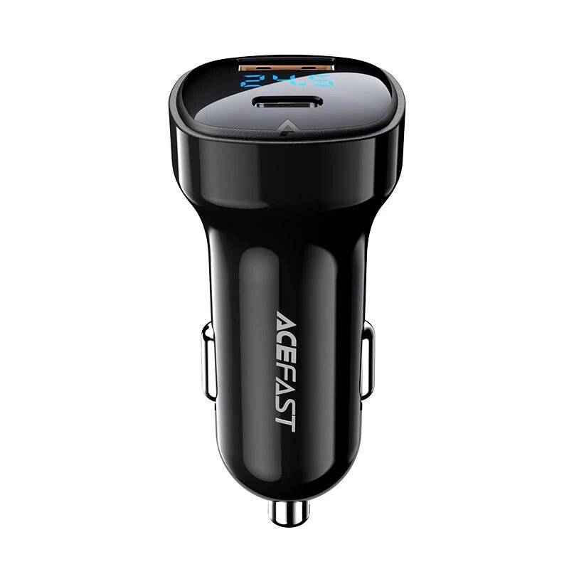 Acefast Autoladegerät 66W USB Typ C / USB, PPS, Power Delivery, Quick Charge 4.0, AFC, FCP