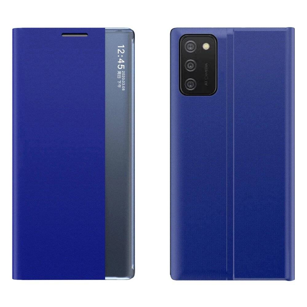 New Sleep Case Booktype Smart Schutzhülle Ständerfunktion Hülle Samsung Galaxy A03s 166,5 blau