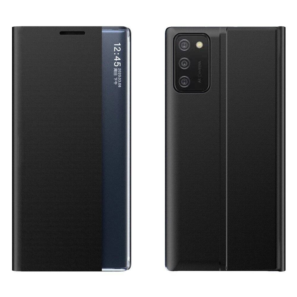 New Sleep Case Booktype Smart Schutzhülle Ständerfunktion Hülle Samsung Galaxy A03s 166,5 schwarz
