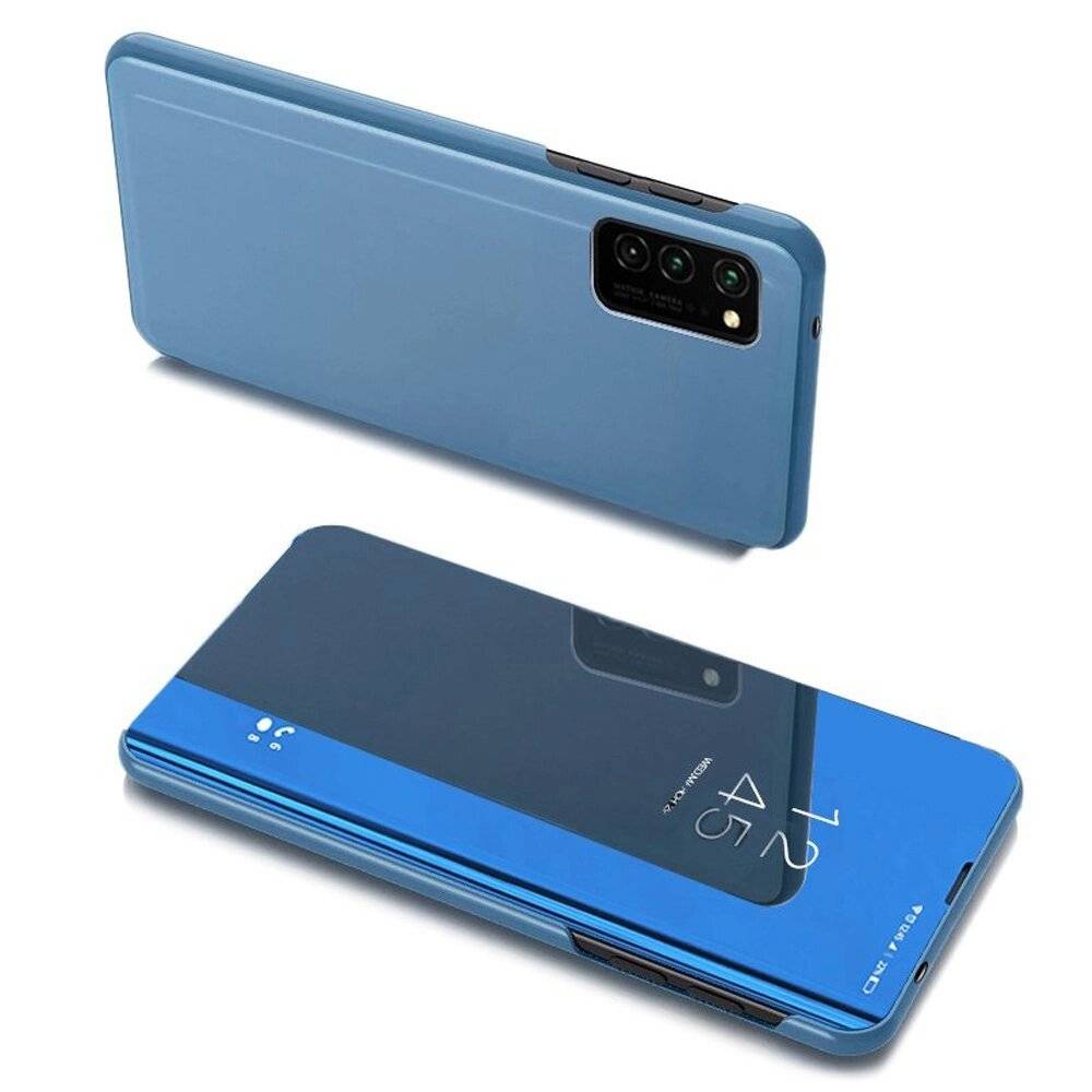 Clear View Case Klapphülle Samsung Galaxy A03s 166,5 blau