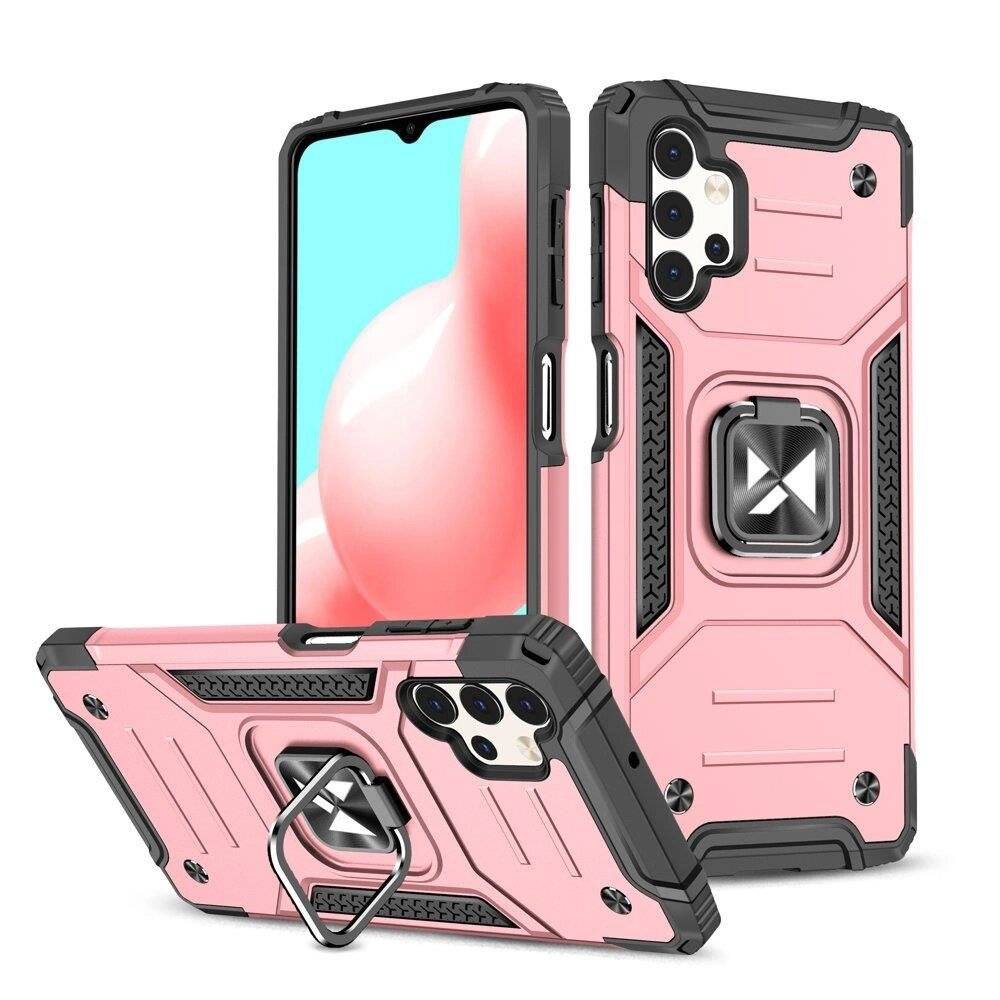 Wozinsky Ring Armor Tough Hybrid Case Cover + Magnethalterung Samsung Galaxy A73 gold