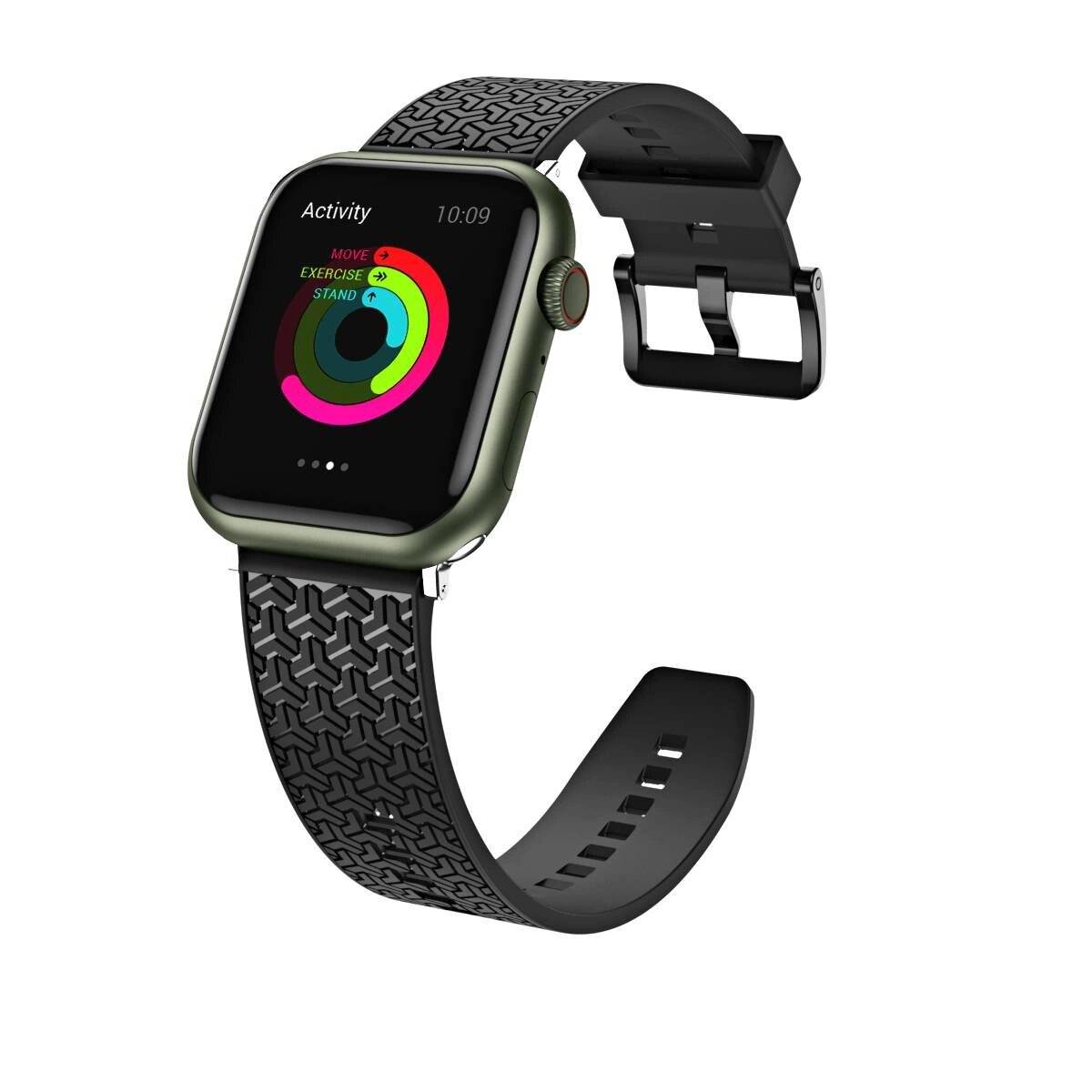 Watch Y Uhrenarmband Apple 42 / 44 45 mm - Schwarz