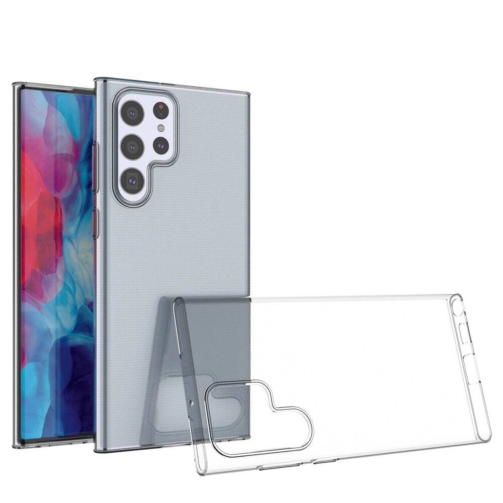 Ultraklare Gelabdeckung 0,5 mm Samsung Galaxy S22 Ultra Transparent
