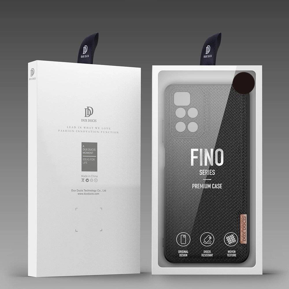 Dux Ducis Fino Hülle Nylonmaterial bezogen Xiaomi Redmi 10 grün