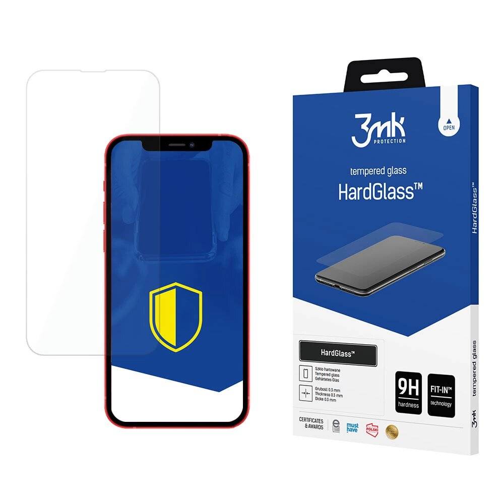 Gehärtetes Glas iPhone 13 Pro 9H 3mk HardGlass-Serie