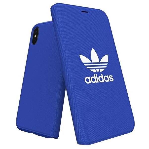 Blaue Handyhülle mit weißem „adidas