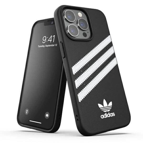 Adidas OR Moulded Case PU iPhone 13 Pro / 6,1" czarno biały black white 47114