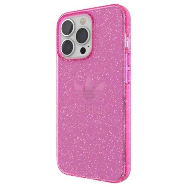 Adidas OR Protective iPhone 13 Pro / 6,1" Clear Case Glitter różowy/pink 47121