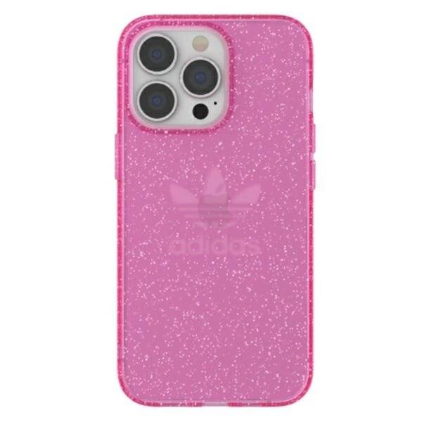 Adidas OR Protective iPhone 13 Pro / 6,1" Clear Case Glitter różowy/pink 47121