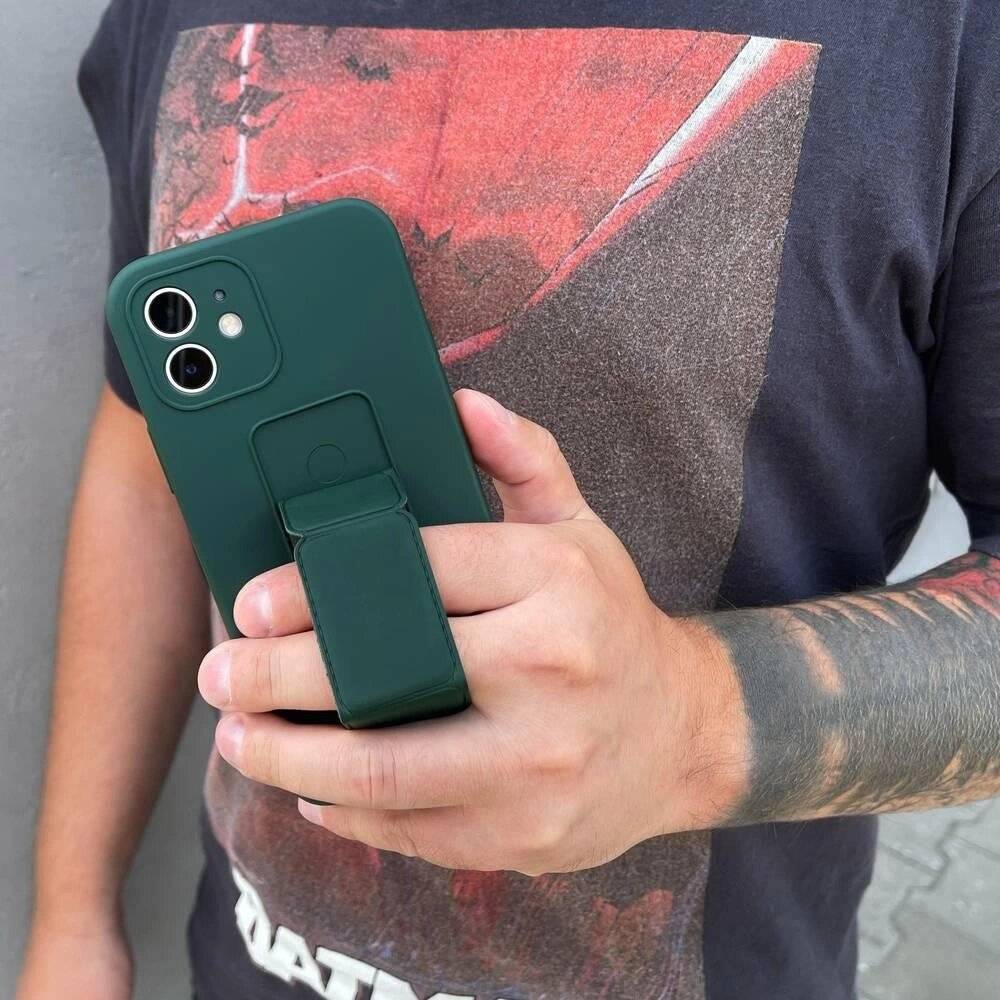 Wozinsky Kickstand Case Silikon Ständer Cover Xiaomi Redmi Note 11 Pro schwarz