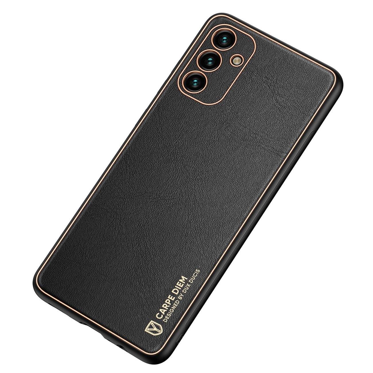 Dux Ducis Yolo elegante Hülle ökologischem Leder Samsung Galaxy A13 5G schwarz
