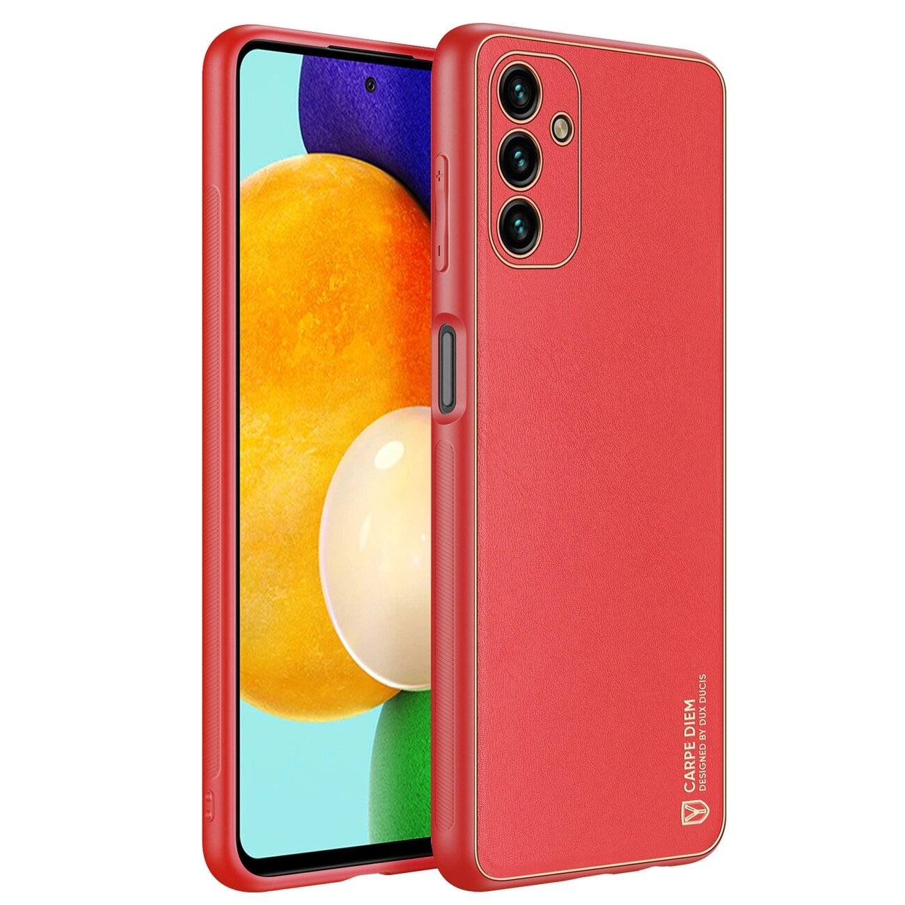 Dux Ducis Yolo elegante Hülle ökologischem Leder Samsung Galaxy A13 5G rot