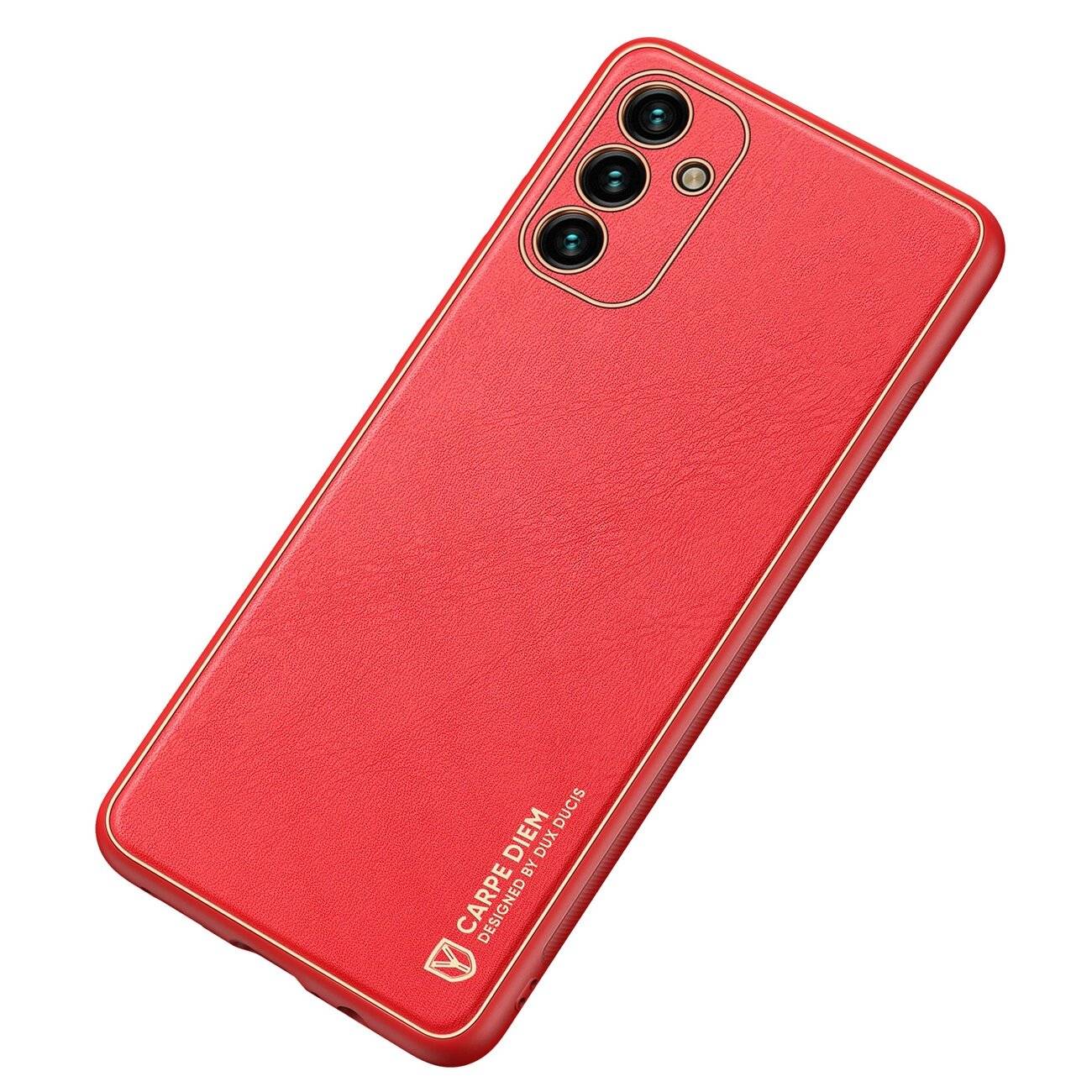 Dux Ducis Yolo elegante Hülle ökologischem Leder Samsung Galaxy A13 5G rot